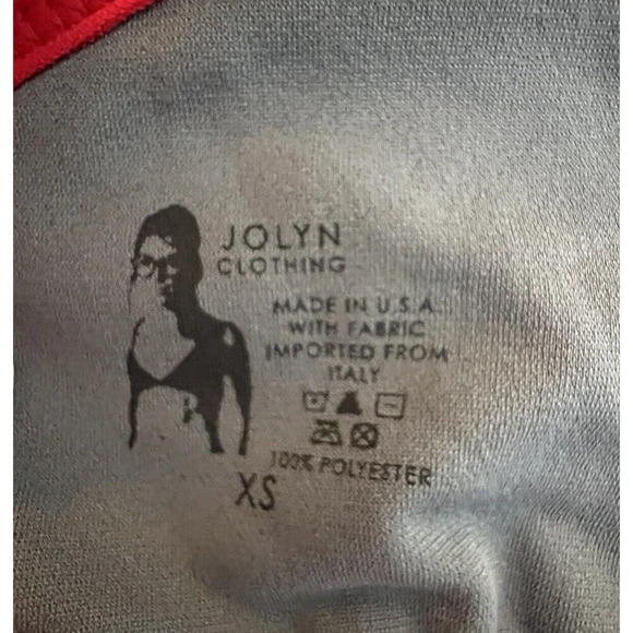 Jolyn Bikini Top Triangle XS Red New with‎ tags - Picture 4 of 5